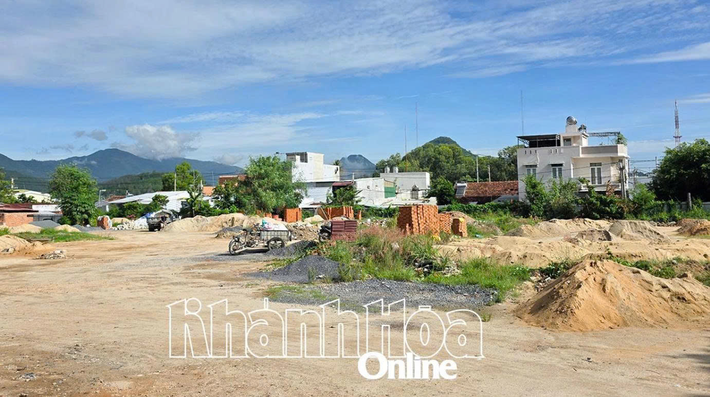 Khu vực triển khai dự án Ảnh: Báo Khánh Hoà